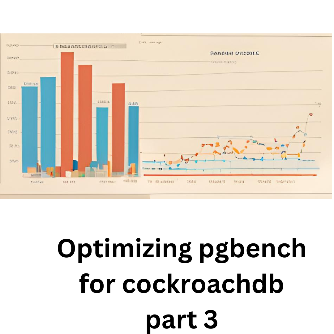 Optimizing pgbench for cockroachdb part 3